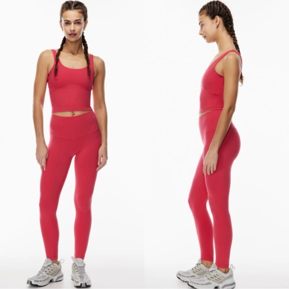 SET Active Pants - ARITZIA Tna Red High Rise Butter Leggings